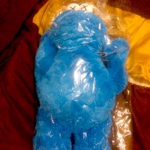 KAWS x Sesame Street Cookie Monster Plush Toy